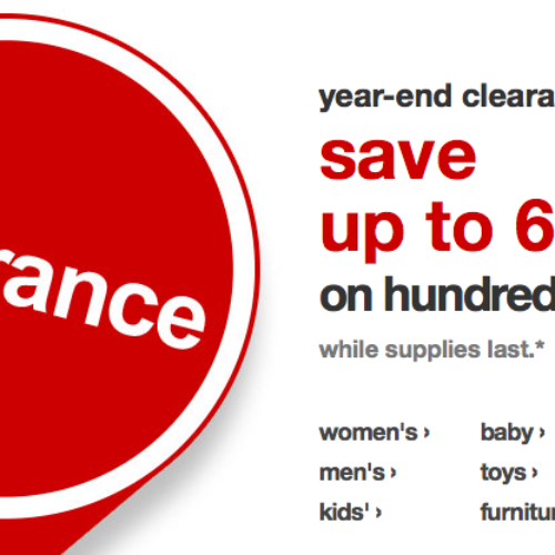 Target: Year End Clearance