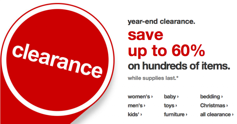 Target: Year End Clearance