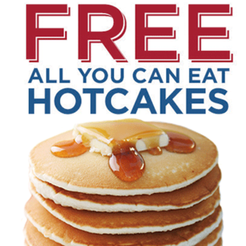 Bob Evans President's Day: Free All You Can Eat Hotcakes for Active Military & Veterans
