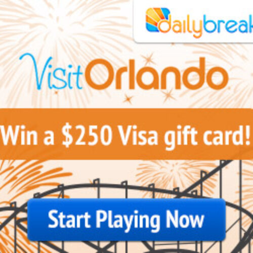 Visit Orlando: Win A $250 Gift Card