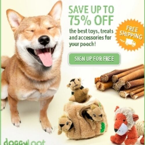 DoggyLoot: Up To 75% Off Dog Supplies