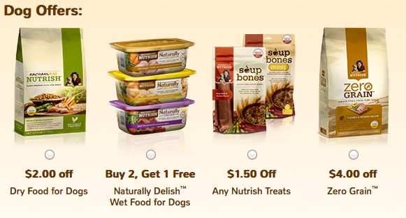 Rachel Ray Pet Food Coupons