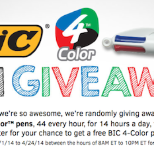BIC: 4-Color Pen Giveaway