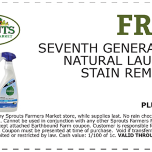 Free Seventh Generation Laundry Stain Remover
