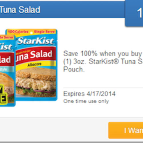 Free Starkist Tuna: 100% Off Coupon
