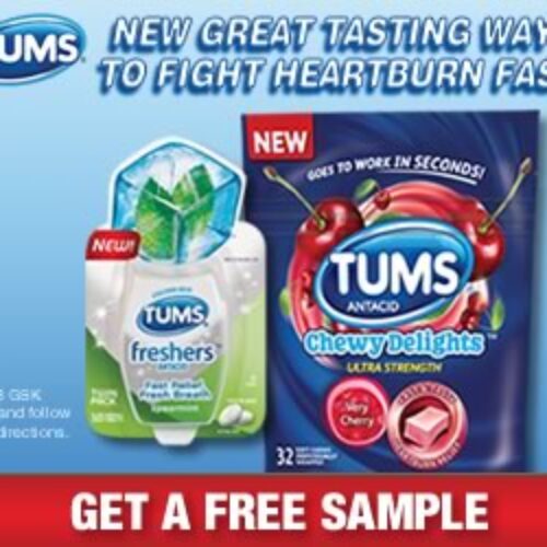 Free TUMS Chewy Delights Samples