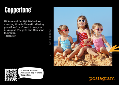 Free Coppertone Postagram