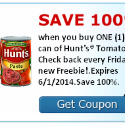 Hot!!! SavingStar Friday Freebie: Free Hunts Tomato Paste