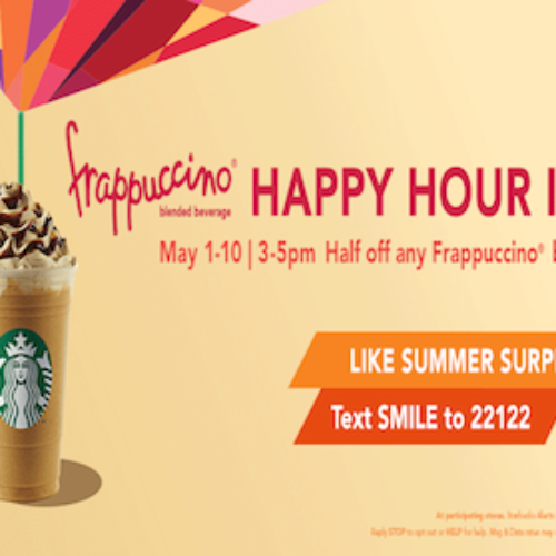 Starbucks: Frappuccino Happy Hour