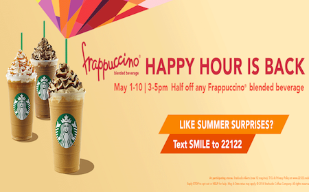 Starbucks: Frappuccino Happy Hour