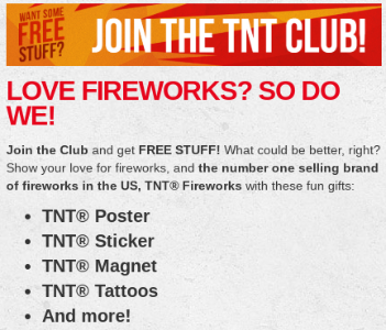 Free TNT Fireworks Club