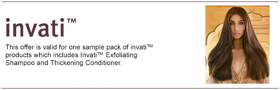 Free Aveda Invati Sample Pack