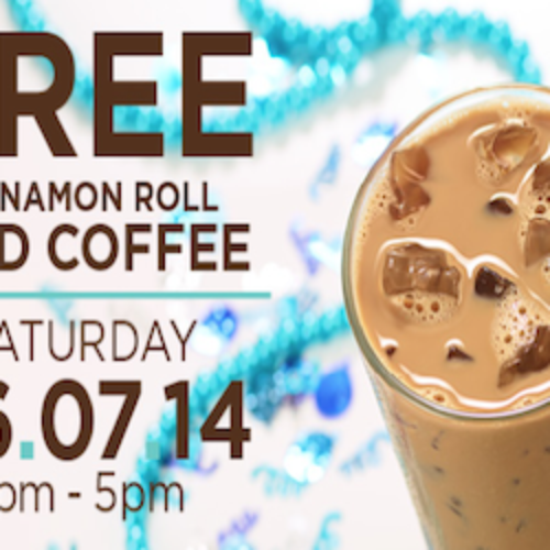 Cinnabon: Free Cinnnamon Roll Iced Coffee - 06/07