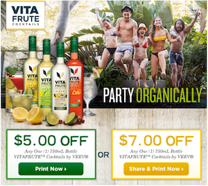VEEV Spirits: VitaFrute Cocktail Coupon