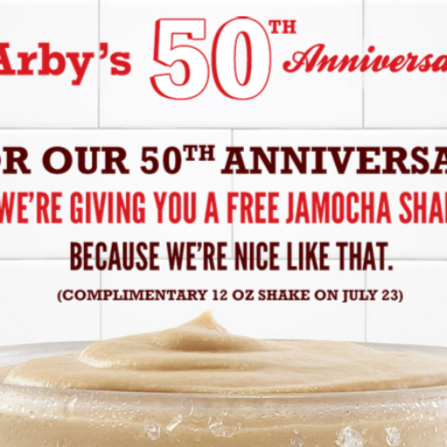 Arby's: Free Jamocha Shake - July 23rd