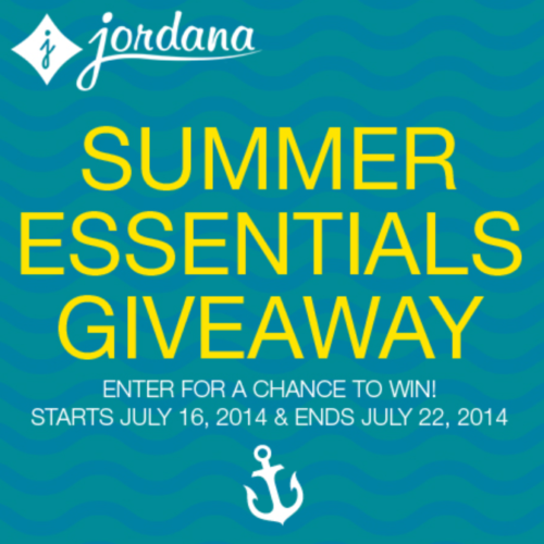 Jordana: Summer Essentials Giveaway - Ends Today
