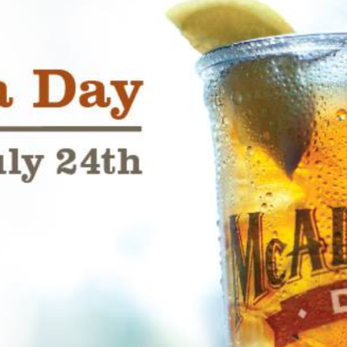 McAlisters Deli: Free Tea Day - July 24th