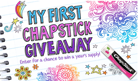 My First ChapStick Giveaway