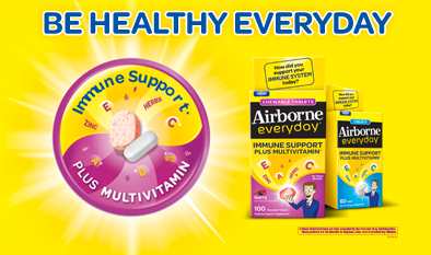 Free New Airborne Everyday Chewable Tablets Samples