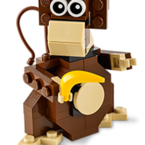 LEGO August Mini Model Build: Free LEGO Monkey