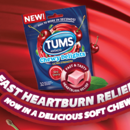 Free Tums Very Cherry Chewy Delights Samples