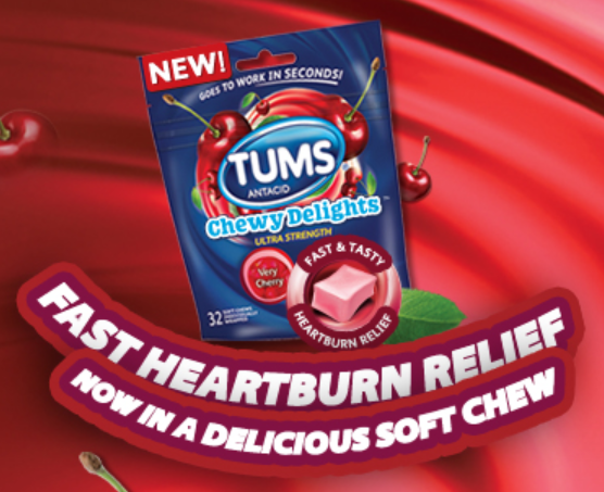 Free Tums Very Cherry Chewy Delights Samples