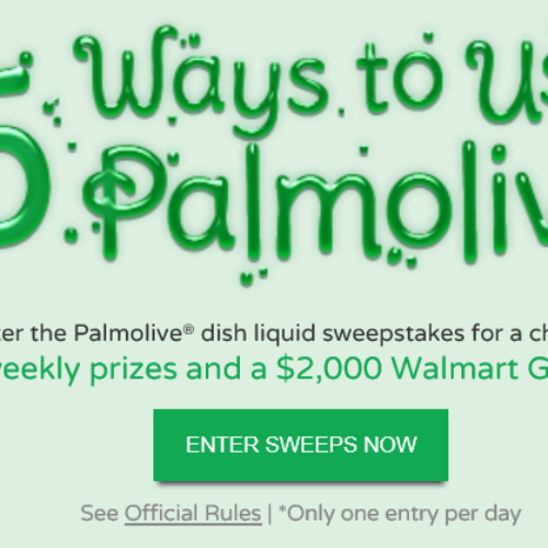 25 Ways To Use Palmolive Sweepstakes