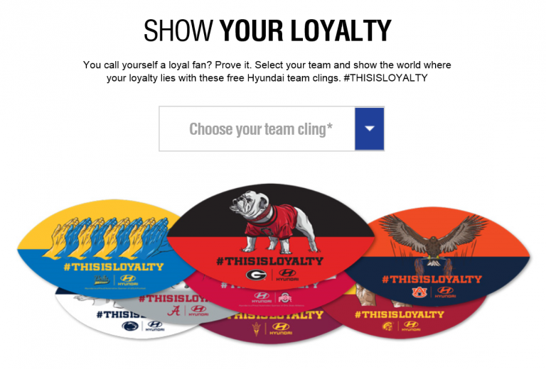 Free Hyundai Team Cling