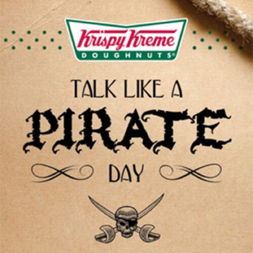 Krispy Kreme: Talk Like A Pirate Day - Free Doughnut