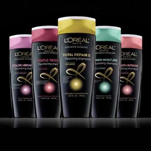 L'Oreal Hair Care product bottles