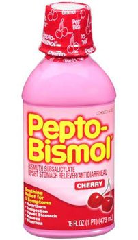 Pepto-Bismol bottle