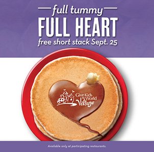 Perkins Free Short Stack – September 25th Only
