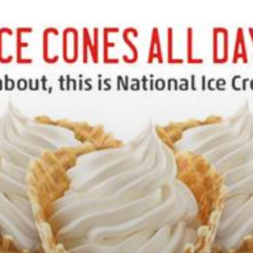 Half-Priced Cones At Sonic On Sept. 22nd