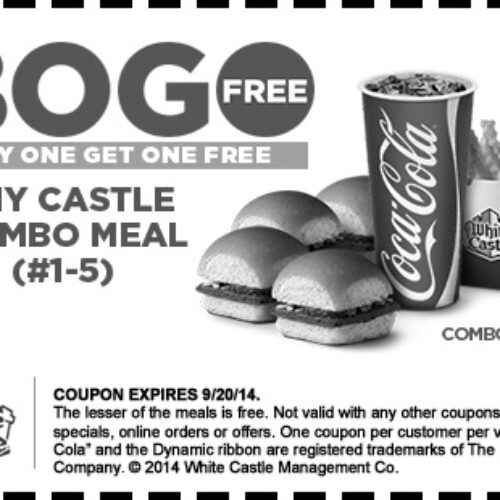 White Castle: BOGO Castle Combo Meals