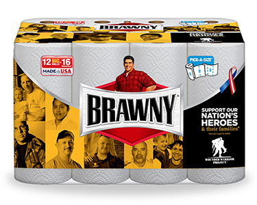Brawny paper towels 12-roll pack