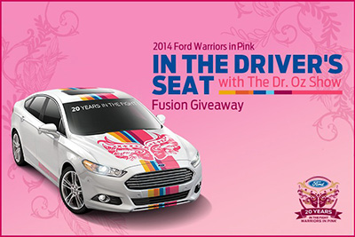 Ford Fusion and In The Drivers Seat ad