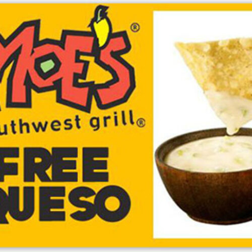 Free Cup Of Queso At Moe's Southwest Grill
