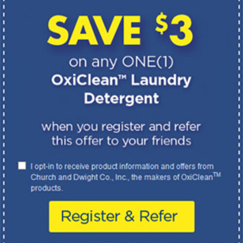 $3.00 Off OxiClean Detergent Coupon