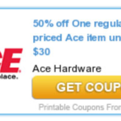 Ace Hardware: 50% Off One Item Under $30