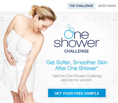 Free Sample of Dove Body Wash