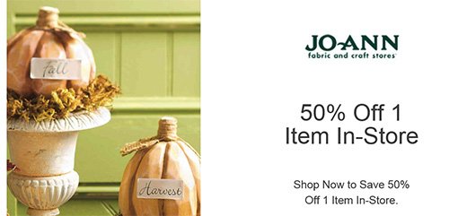 JoAnn Fabrics Coupon