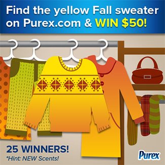 Purex Fall Sweater Sweeps