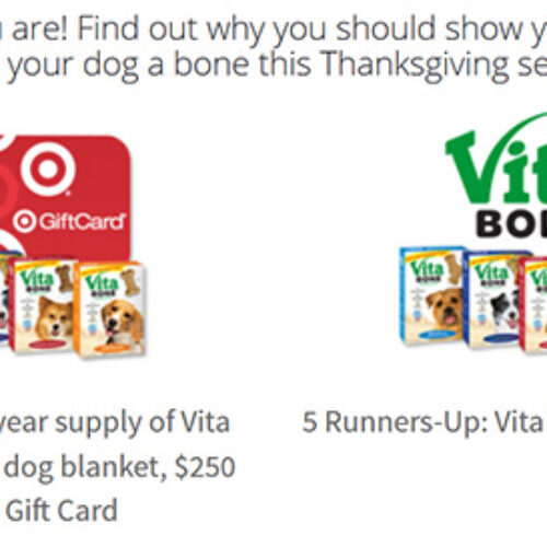 Win A One-Year Supply Of Vita Bone Biscuits