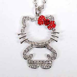 Hello Kitty Rhinestone Pendant