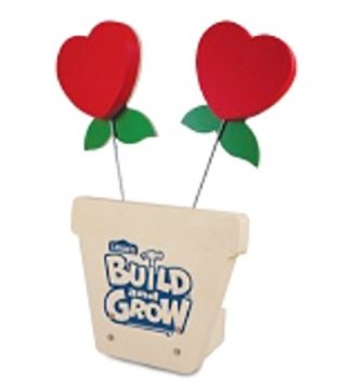 Lowe’s Kid’s Clinics: Free Sweetheart Picture Holder