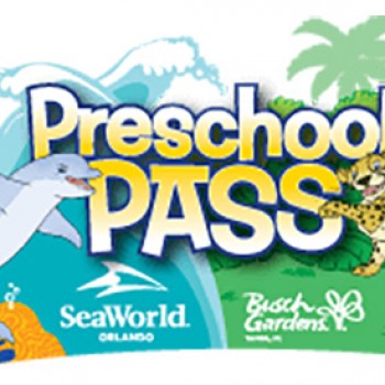 Preschool Pass Free Admission To Busch Gardens Sea World Free