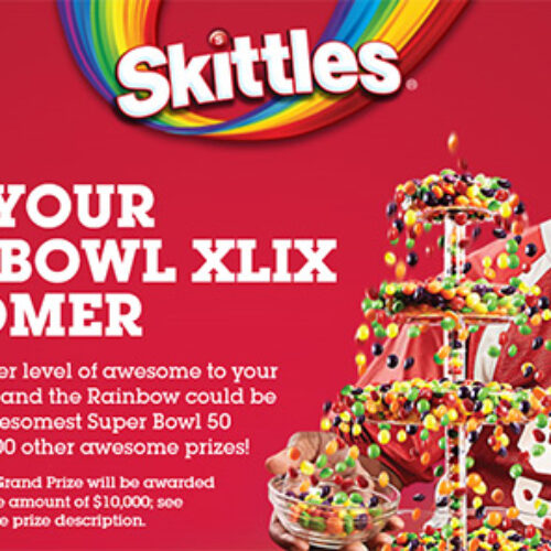 Skittles: Win A $10,000 Super Bowl Party
