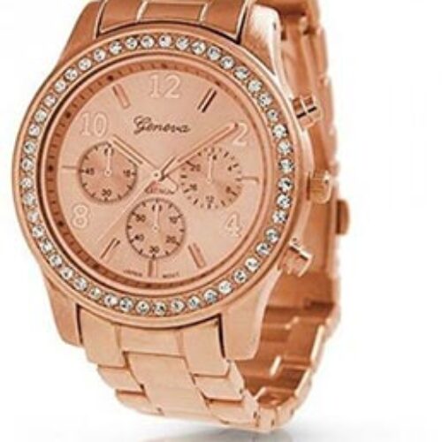 Geneva Rose Gold Plated Ladies Watch Just $5.23 + Free Shipping