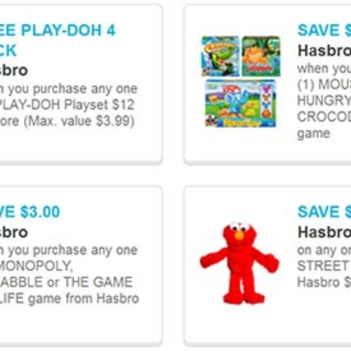 $16 In Hasbro Coupons