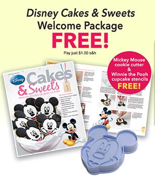 Free Disney Cakes & Sweets Welcome Package W/ $1.00 S&H